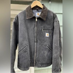 Vintage Carhartt Detroit Blanket-Lined Jacket (Union Made in USA) — Size Large